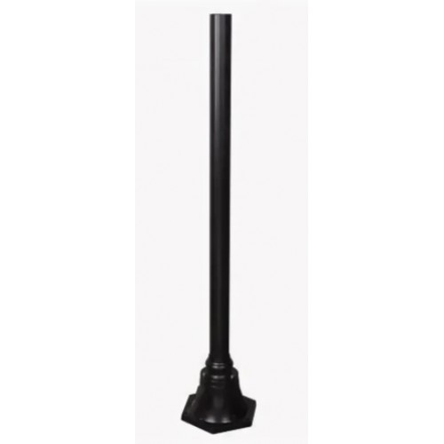 Столб для светильника уличный 120см черный  А022922 Эл/стандарт