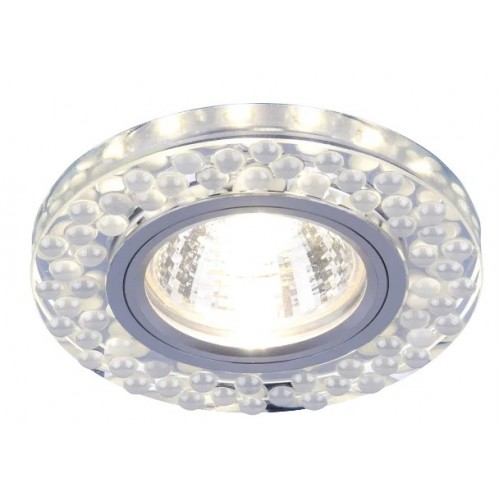 Точечный светильник 2140 MR16 зеркальный/серебро LED-подсветка Эл/станд.