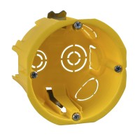 Коробка установочная для полых стен D68(65)х45мм, желтая  ГИПРОК SCHNEIDER IMT35150