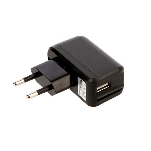 Сетевое зарядное устройство USB 220V 5V 1000 mA черное REXANT 16-0239