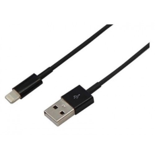 Шнур USB для IPhone 5/6/7 моделей 1 м черный REXANT 18-1122
