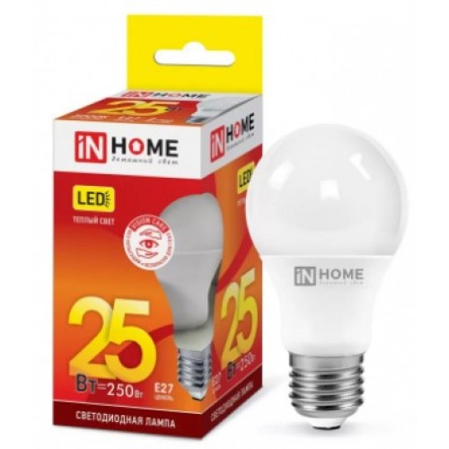 Лампа светодиодная LED-A70-VC 25W 230V E27 6500K 2250Лм IN HOME