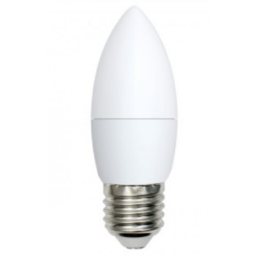 Лампа светодиодная LED-C37-9W 3000K Е27 свеча матов. Серия Norma TM VOLPE UNIEL UL-00003807