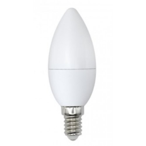 Лампа светодиодная LED-C37-9W 4000K Е14 свеча матов. Серия Norma TM VOLPE UNIEL UL-00003803