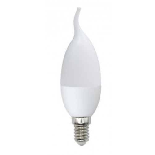 Лампа светодиодная LED-CW37-9W 3000K Е14 свеча на ветру матов.Серия Norma TM VOLPE UNIEL UL-00003809
