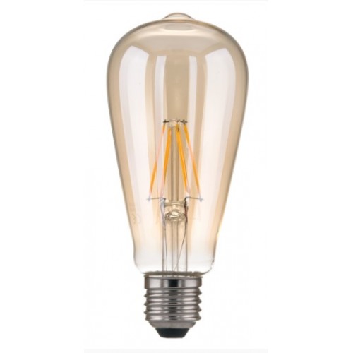 Лампа светодиодная CLASSIC FD 6W 3300K E27 ST64 тониров. Эл/стандарт