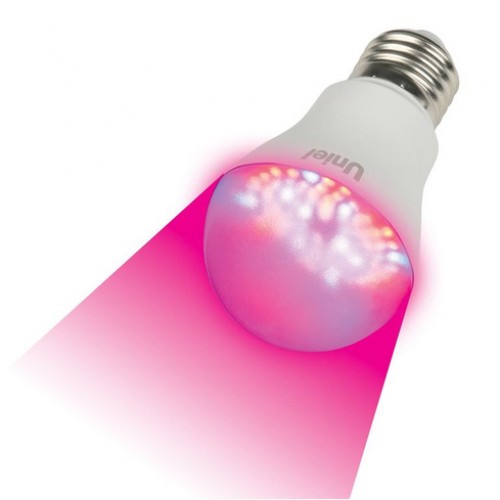 Лампа светодиодная для растен. LED-A60-9W/SP/E27 прозр.09645 TM UNIEL