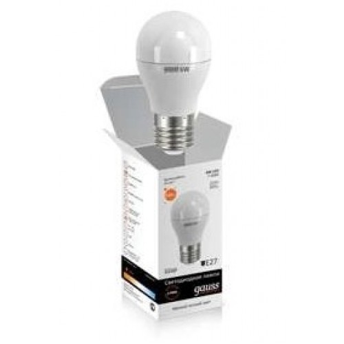Лампа светодиодная LED-A60 10W 180-240V E27 3000K Elementary Gauss 23210