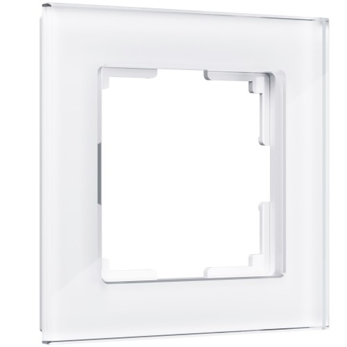 Рамка 1 пост белая, стекло WL01-Frame-01 WERKEL