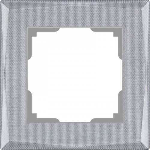 Рамка 1 пост серебряная Shine WL10-Frame-01 WERKEL