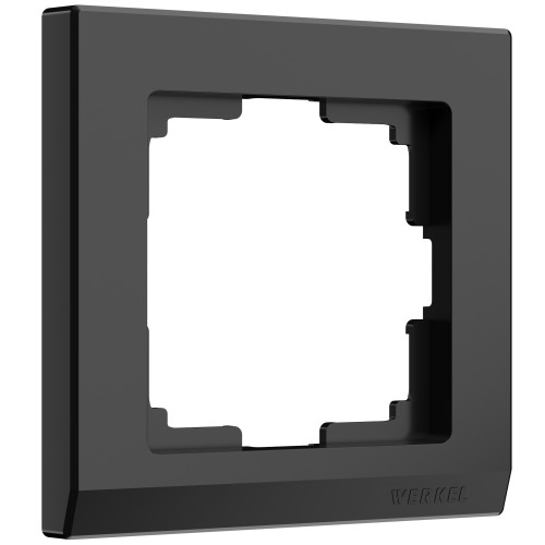 Рамка 1 пост черный WL04-Frame-01 WERKEL