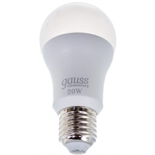 Лампа светодиодная LED-A60 20W 180-240V E27 6500K Elementary