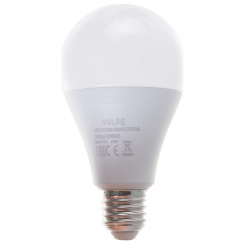 Лампа светодиодная LED-A70-25W 3000K Серия Norma TM VOLPE