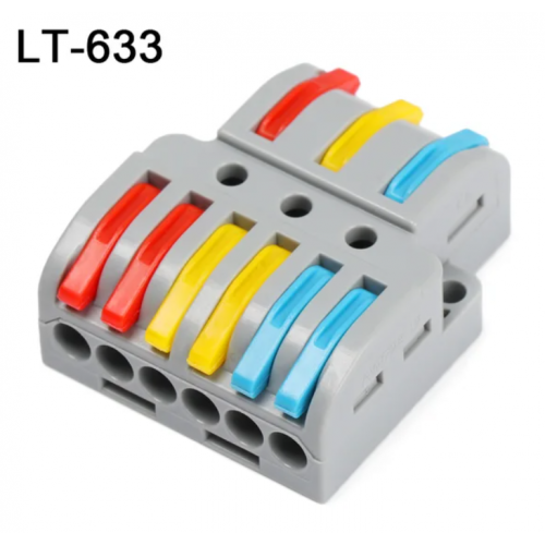 Клемма LT-633 32A 0.08-4 mm 2 в 1