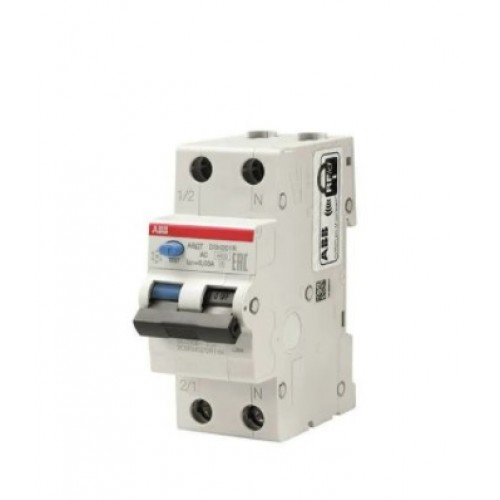 Автоматический выключатель диф. тока ABB 1п+N 2мод.С16A 30mA тип АС DS201 (2CSR255080R1164)